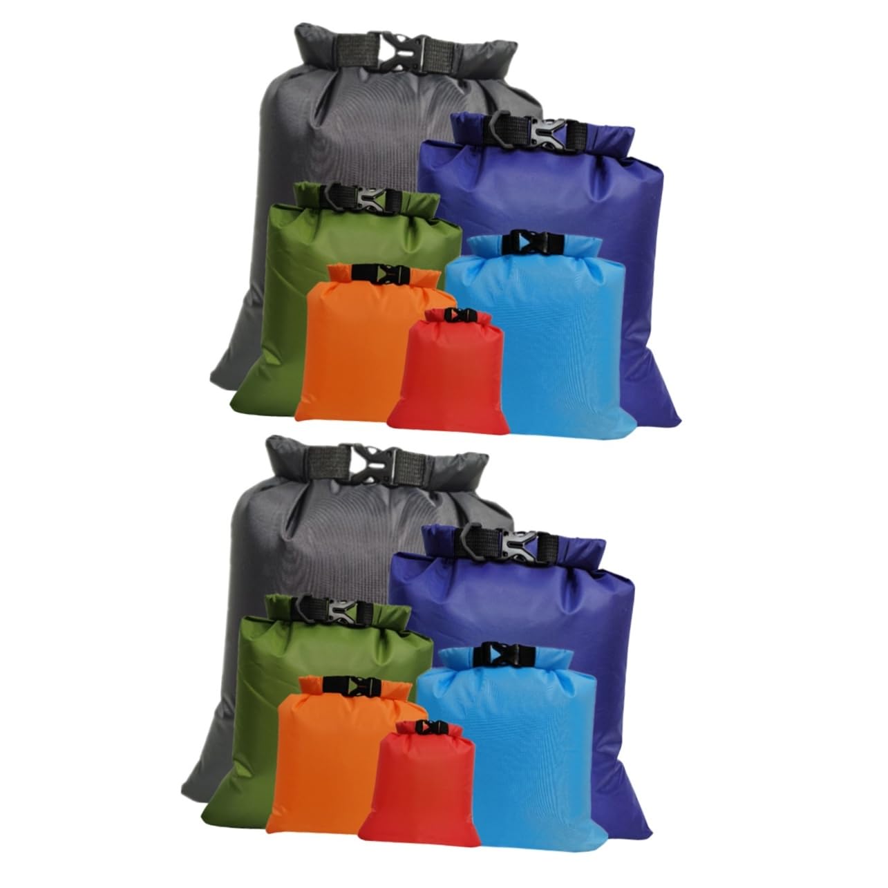 Toddmomy 2 Set Borse Impermeabili Sacche Leggere E Resistenti Per Attività Per Camping E Backpacking 6 Pezzi * 2