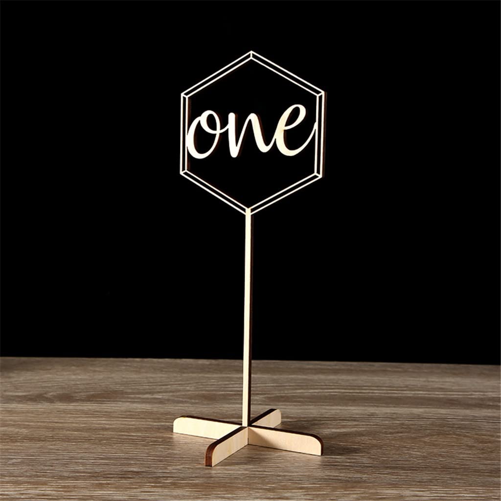 MOBYGKFY Wedding Table Number Decoration Card Message Note Holder Memo Business