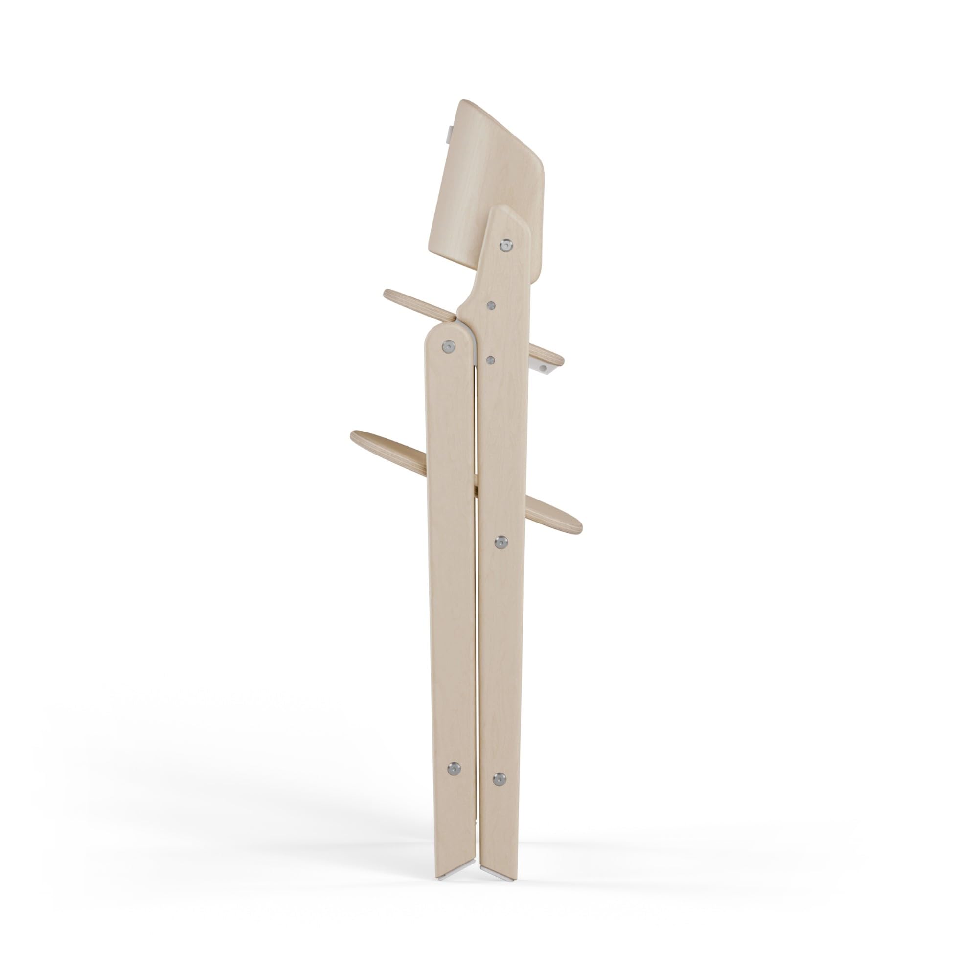 CYBEX Gold Trona 4 en 1 CLICK & FOLD, desde el nacimiento hasta los 99 años, incluye hamaca Gold Bouncer Nest, kit para bebés y bandeja, madera de haya/algodón/plástico, Light Natural
