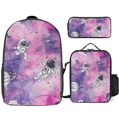 Sac à dos 3 pièces léger pour homme et femme avec sac à déjeuner isotherme