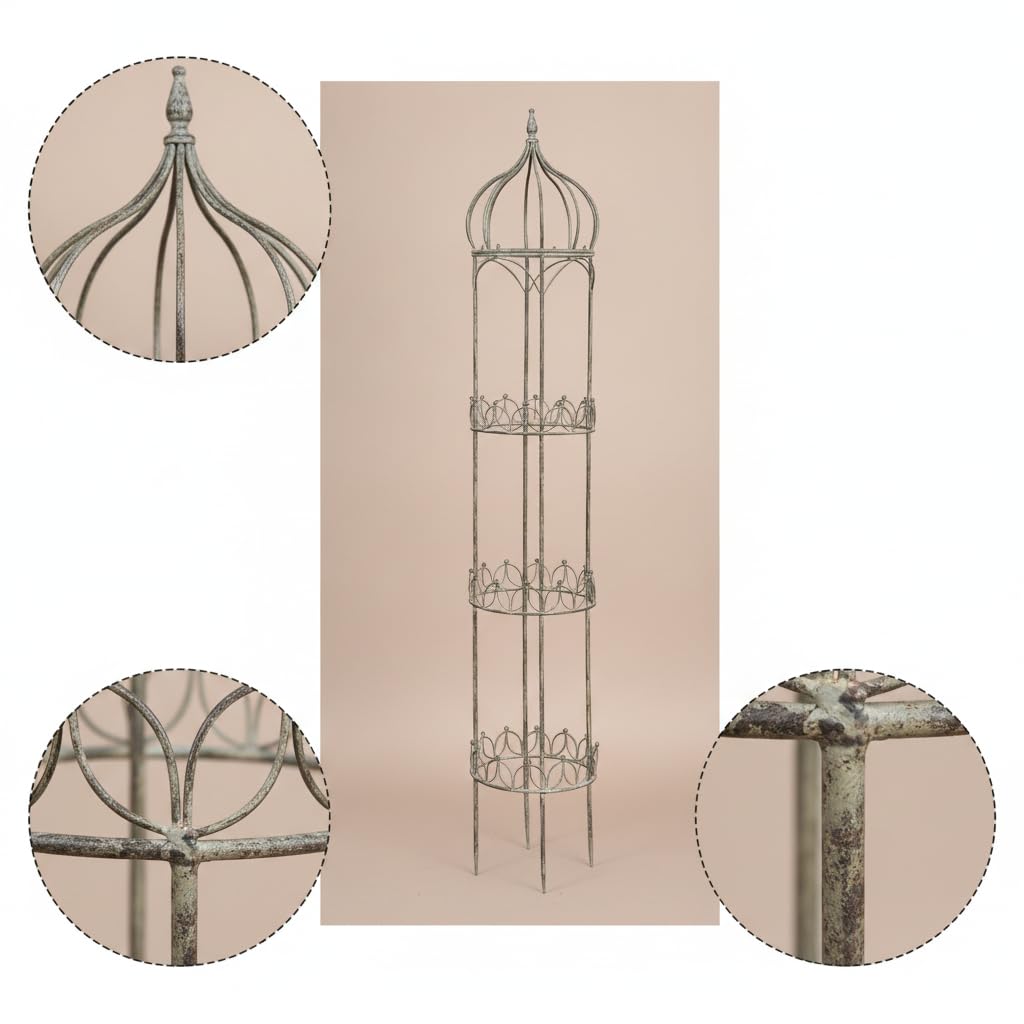 Enrejado Redo Hierro Jardín Retro, Material anticorrosión, Hierro, Cultivo hortalizas, para entusiastas Les, Style to 2