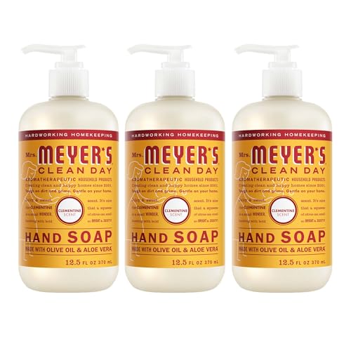 MRS. MEYERS CLEAN DAY Hand Soap Clementine Scent 12.5 Fl Oz Bottle - 3 Pack