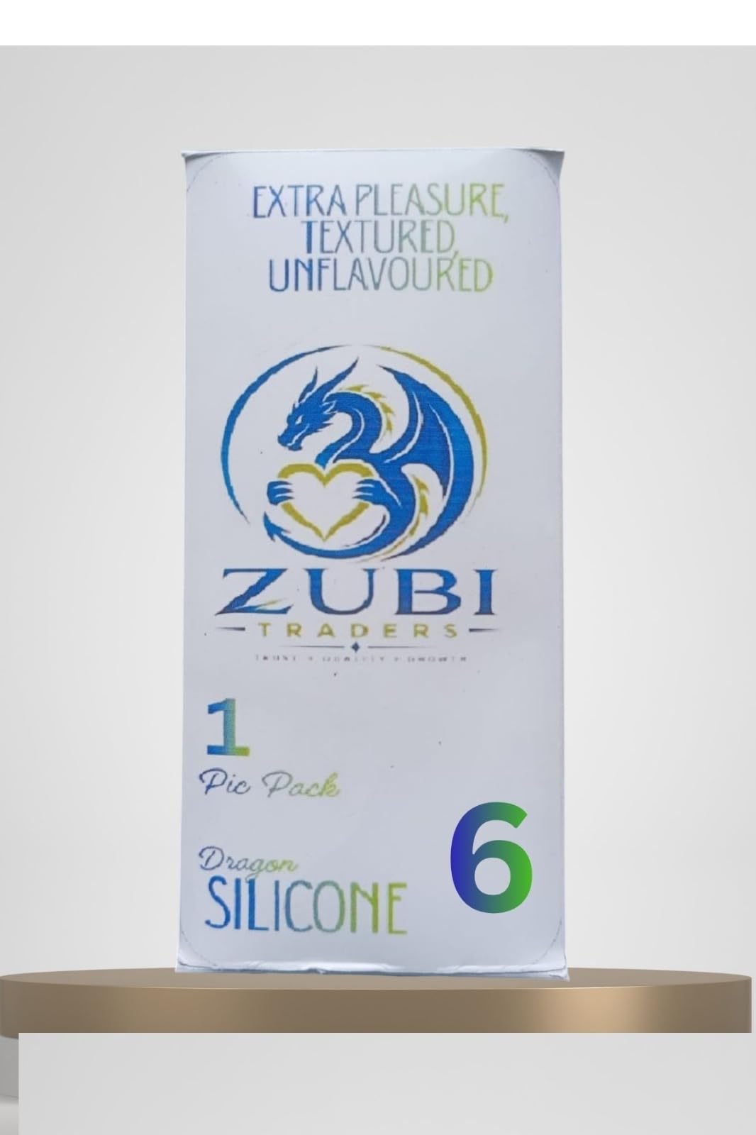 Dragon Silicone Condoms for Men | 6 Inch Soft & Comfortable Fit | Textured Unflavoured Condom | Pack of 1-image-32