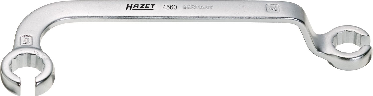 HAZET 4555-1 85 Mm 12-Point Profile Injection Nozzle Socket - Chrome-Plated