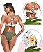 CheChury Mujeres Conjunto de Bikini Push-Up Trajes de baño Halter BañAdores con...