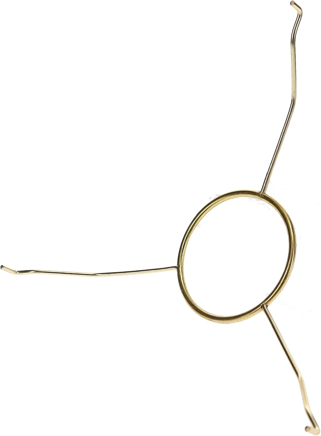 B&P Lamp® 7" Fitter Tripod Shade Holder for No. 2 Size Brass Plated Kerosene Lamp Burners
