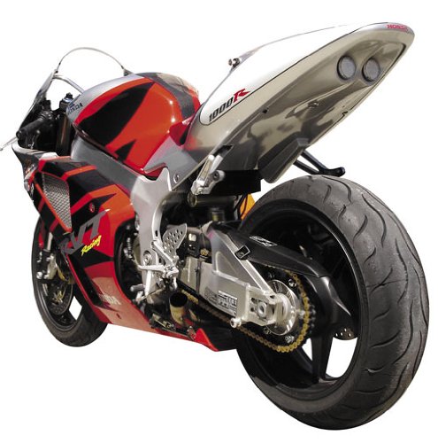 Hotbodies Racing S04BU-SB-BLK Black ABS Undertail with Built-In LED Brake/signal Lights