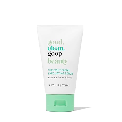 good.clean.goop Beauty The Fruit Exfoliante facial  Exfoliante facial suave para suavizar la textura de la piel  Ácido glicólico AHA, exfoliante de