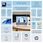 HP Ultrabook 15.6" FHD Laptop for Business & Academic | Powerful Intel Core i7-1255U up to 4.7GHz | 32GB RAM - 1TB Storage (512GB PCIe SSD&512GB External) | Webcam | Win11 Pro | WOWPC Bundle - Image 3