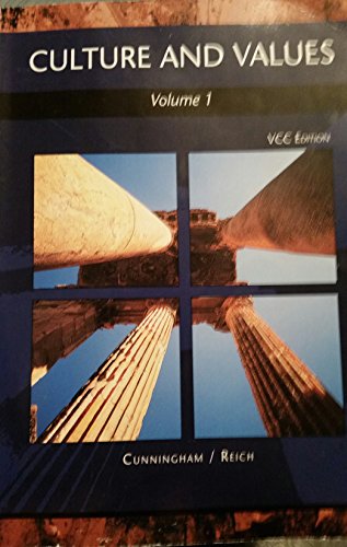 Cultures and Values (VCC Edition, Volume 1) 1424077567 Book Cover