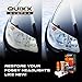 QUIXX 00084-US Headlight Restoration Kit and Lens Sealer, Permanently Restore Yellowed or Opaque Headlights To Like-New Condition for Your Automobile, Motorcycle, or Boat