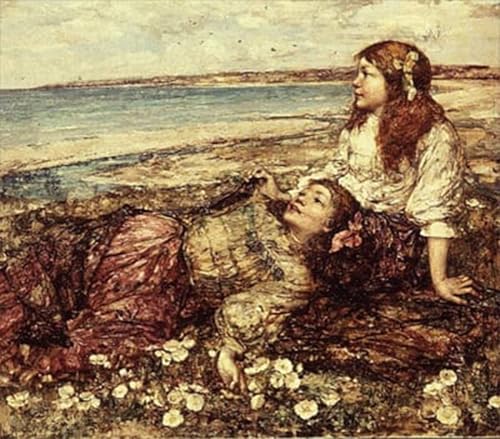 Peintures Brighouse Bay Edward Atkinson Hornel Art Mural Tableaux Modernes
