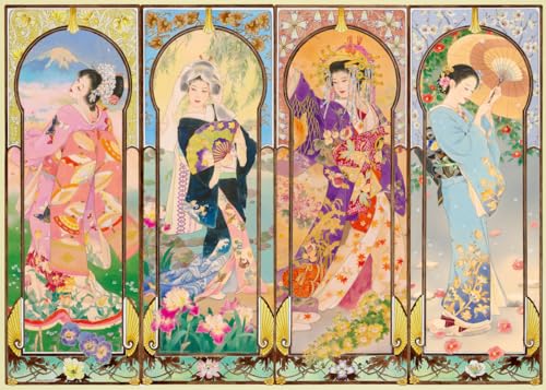 Ravensburger – Puzzle 1000 Pezzi Le Quattro Stagioni | Puzzle Per Adulti E Tutta La Famiglie | Dimensione Di 70×50 Cm | Regalo Adulti | Regali Natale