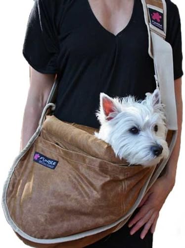 Fundle Ultimate Pet Sling LUX Series Color: Camel Size: Standard