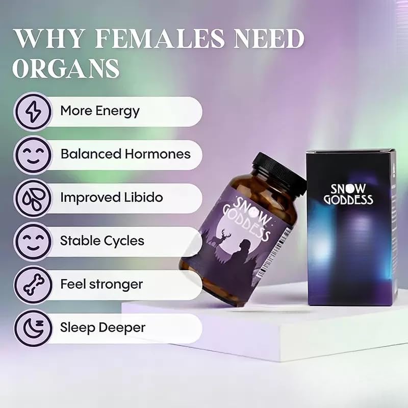 Integratore per donna con renna della dea artica | con ferro, CoQ10, umore naturale, energia e supporto ormonale per le donne