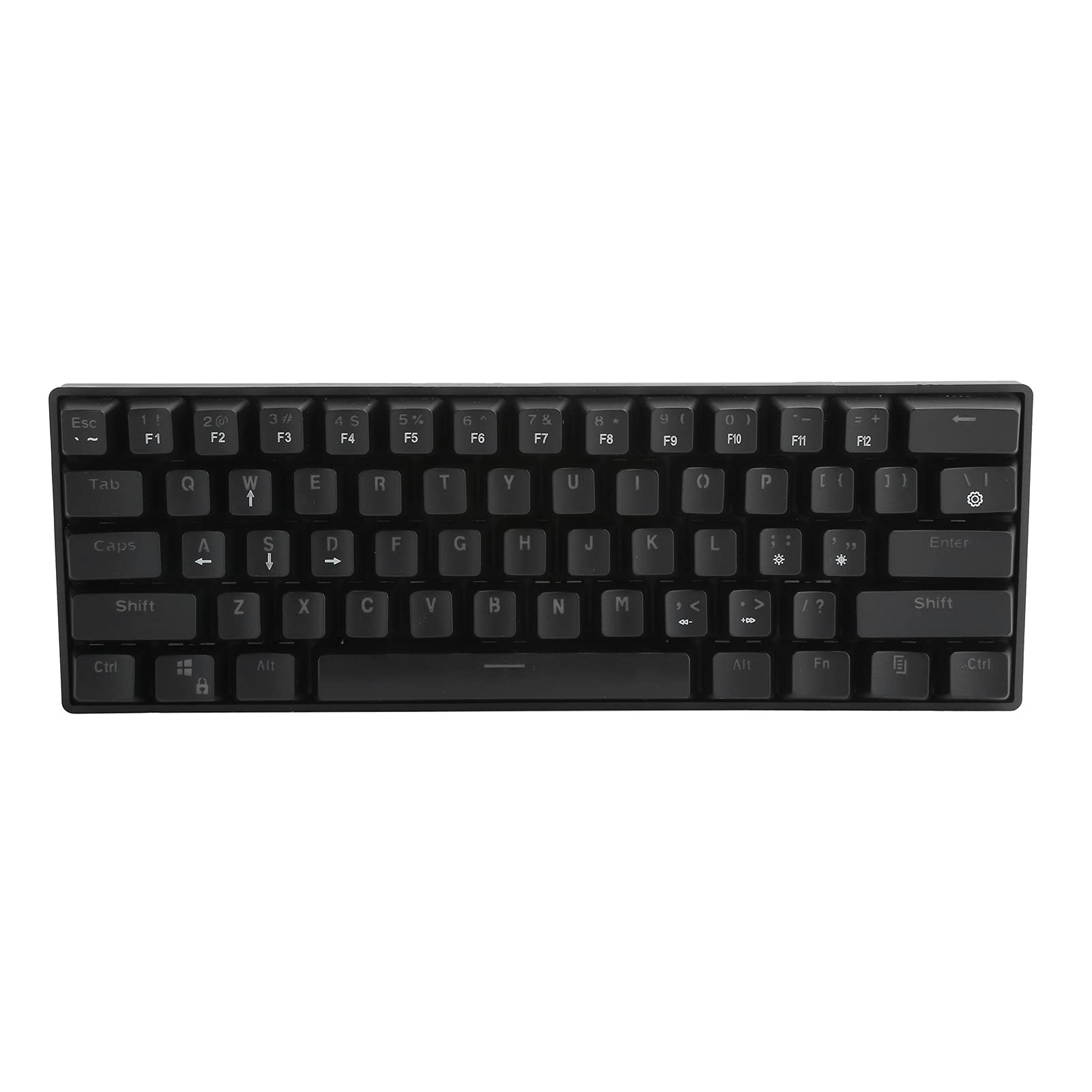 Tastiera meccanica Interruttore blu cablato a 61 tasti Type‑C RGB Gaming Home Office Computer Supplies Tastiera da gioco meccanica