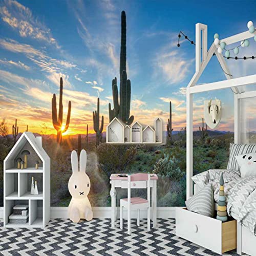 Papier peint photo 3D coucher de soleil grand format poster