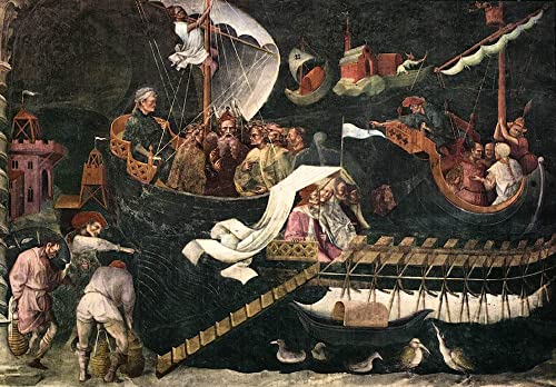 Peinture murale le retour des mages de Modena pour habiller un grand mur