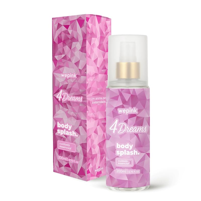 Body Splash 4Dreams Desodorante Colônia 200ml We pink