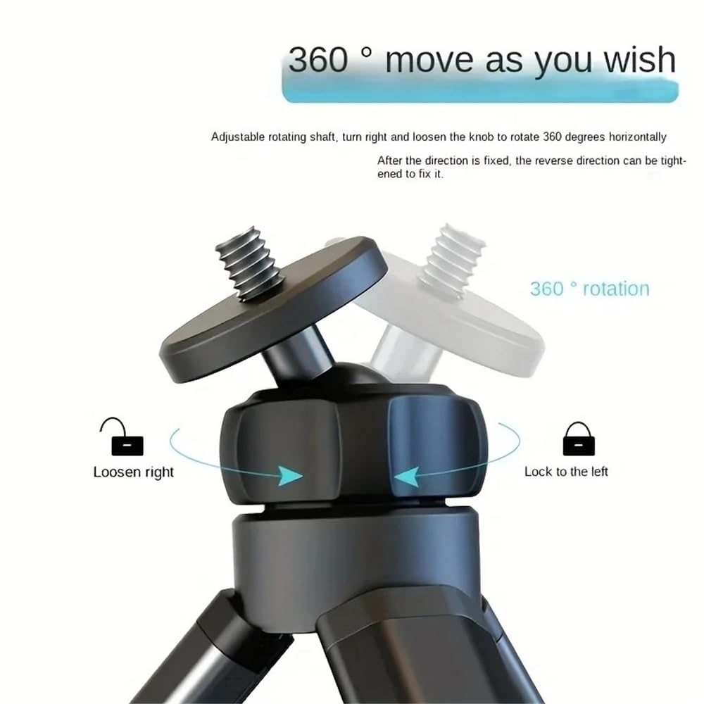 Mont Projecteur Mini trépied de projecteur Portable avec tête rotative à 360 °, adapté au support de projecteur multi-appareils, facile à transporter et à ranger Projecteur Bbrachet