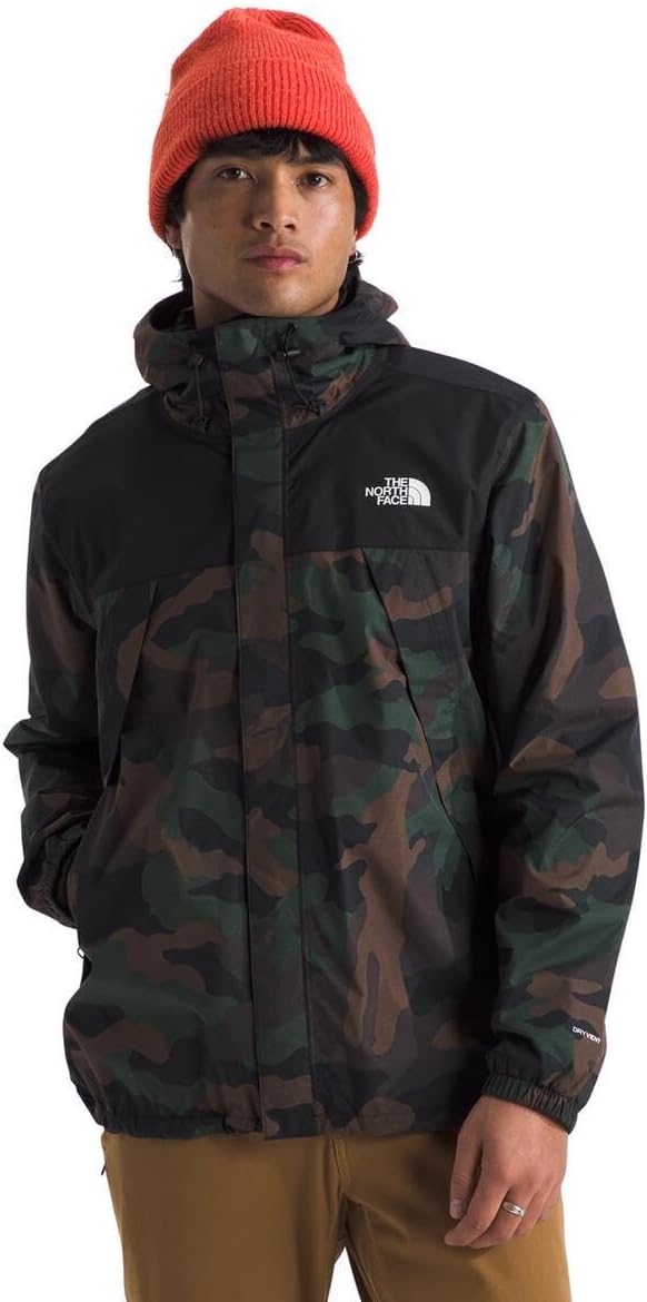 THE NORTH FACE Men’s Antora Waterproof Jacket (Standard & Big Size) | Windproof & Waterproof Rain Coat, Adjustable Hood