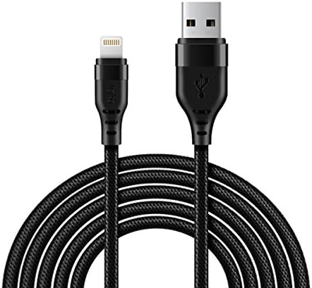 Tqka 2M Nylon Braided USB for iPhone Cable with Lightning Connector [Apple MFi Certified]
