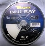 25 Go Traxdata Blu Ray F/F Blanc Printable 4 x 25 Go BD-R (lot de 10) (H)