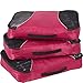 eBags Classic Large 3pc Packing Cubes (Raspberry)