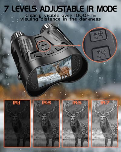Binoculares de Visión Nocturna 8X con Pantalla HD 3.2" miniatura 4