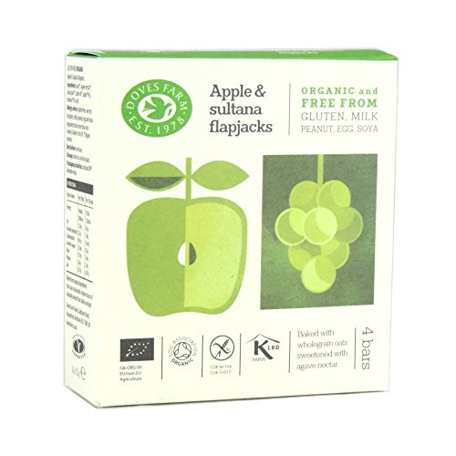 Flapjacks Organiques Sultanine Colombes Ferme Gf Pomme 4 X 35G