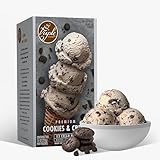 Triple Scoop - Premium Cookies & Cream Ice Cream Mix For Ice Cream Maker. Simple, Easy, Delicious. From Gourmet Mix To Maker in 5 Minutes, Makes 2 Creamy Qrts, Made in USA (1 Pack, Cookies & Cream)