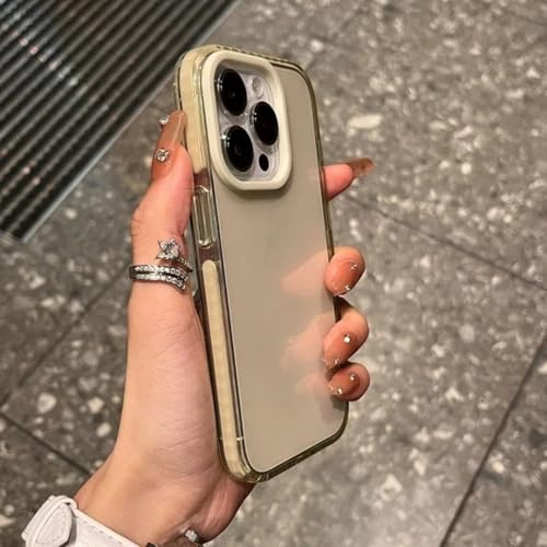 iPhone�p 17 16 15 14 13 12 11 Pro Max Plus 17 �p���������G�A�o�b�O�X�}�z�P�[�X �G�A�R���g���X�g�o���p�[�ϏՌ�TPU�J�o�[�iiPhone�p 17�p/�S�[���h�j