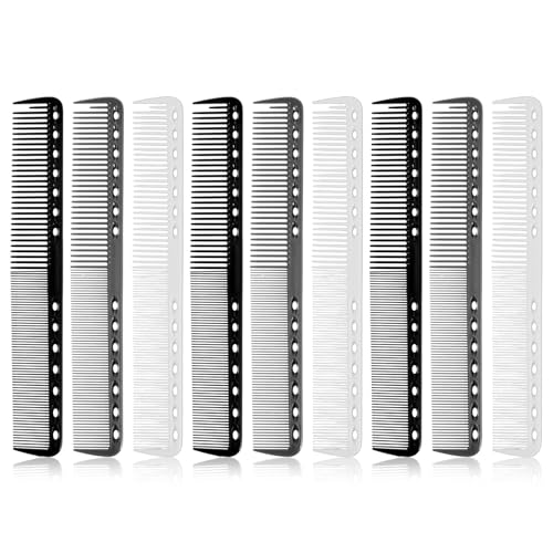 Set de 12 Peines de Carbono para Barbería Profesional miniatura 1