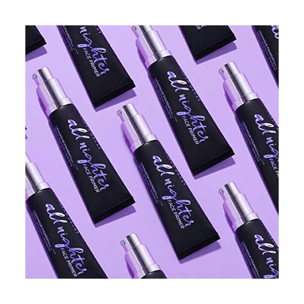 Urban-Decay-All-Nighter-Longwear-Face-Primer-Lightweight-Long-Lasting-Formula-Locks-Foundation-in-Place-Smooths-Hydrates-Skin-10-fl-oz Urban Decay All Nighter Longwear Face Primer, Smoothing & Hydrating Base for Foundation Face Makeup, Sheer & Lightweight, for All Skin Types, Paraben-free, Vegan, Cruelty-free