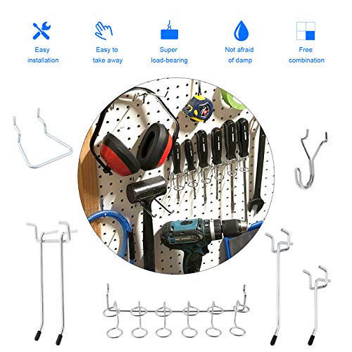 113 Pezzi Ganci per Pannelli Forati Set, Ganci per...