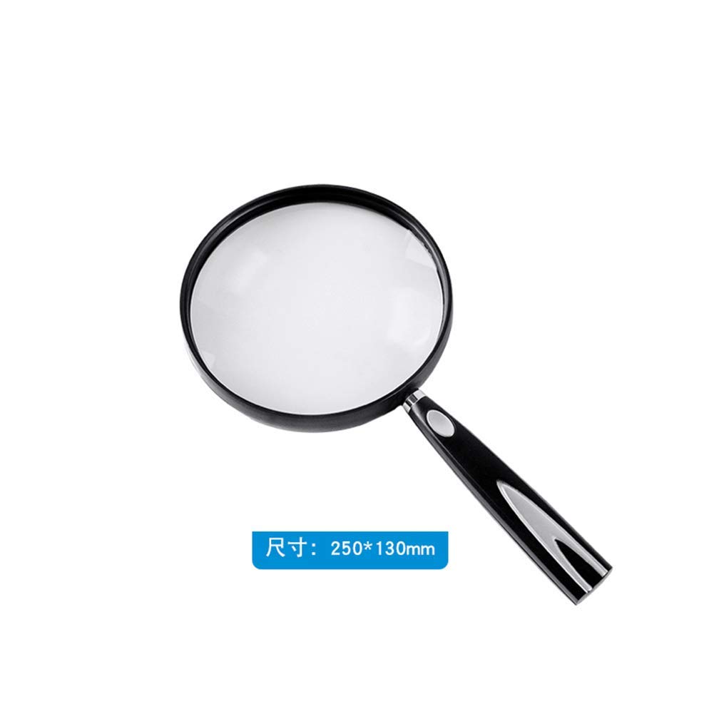 Lente d'Ingrandimento Grande Obiettivo Zoom 5X 10x Nuova Lente d'Ingrandimento Portatile Leggera da 80 mm, Lente per Leggere Hobby Giornali Mappe Monete Artigianato a Maglia