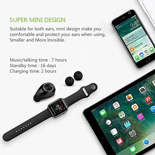 Normia Rita Ultra Small Bluetooth Earpiece, Mini