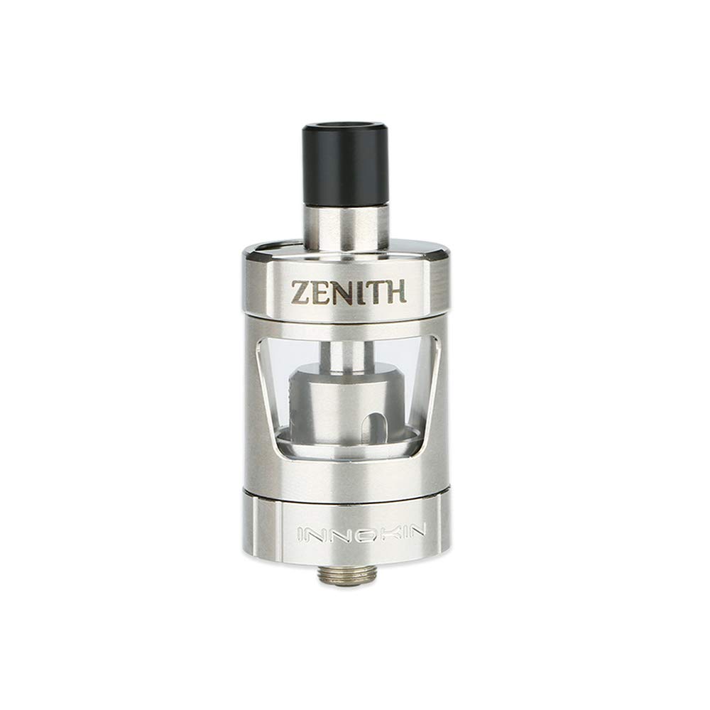 Zenith Mtl Tank 2ml Sub Ohm Atomizer, Silver