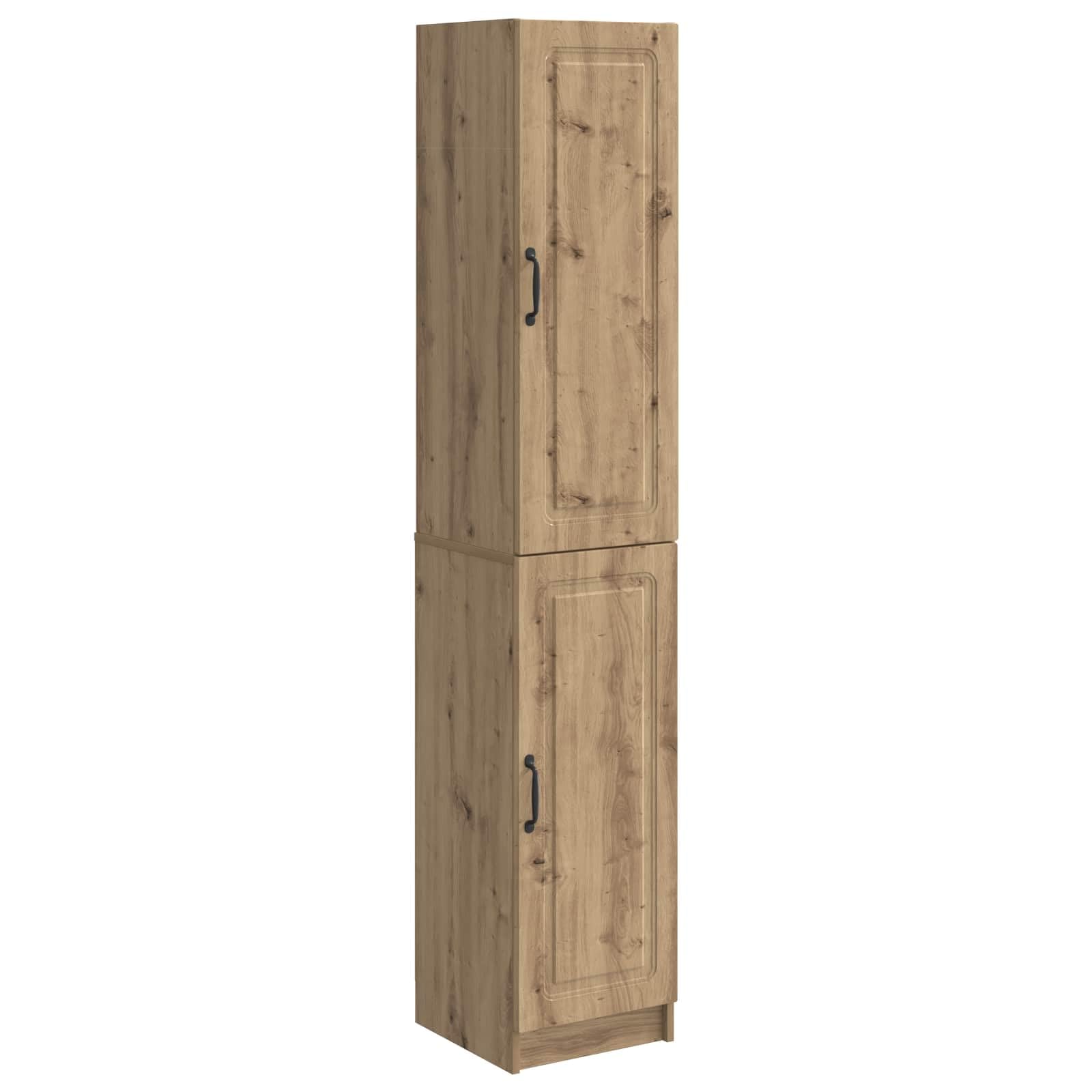 Ensemble Meuble Salon et séjour 2 pcs chêne Artisanal Bois d'ingénierie modulable avec Rangement Complet pour Chambre Cuisine Bureau entrée Salle à Manger