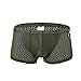 Naturemore Herren Sexy 3D Taschen Atmungsaktive Nylon Mesh Boxer Sexy Herren Unterwäsche - Braun - X-Large