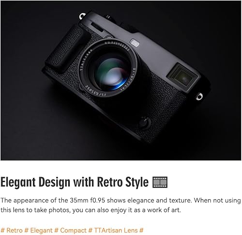Miniatura 5 de TTArtisan Lente de cámara fija manual F0.95 APS-C de 1.378 in para cámaras Sony E-Mount sin espejo A5000 A5100 A6000 A6100 A6300 A6400 A6500 A6600