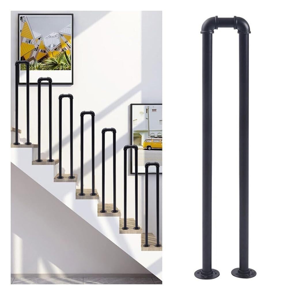 Main courante d'escalier en U pour sublimer le couloir d'un loft moderne