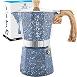 GROSCHE Milano Moka pot, Stovetop Espresso maker, Greca Coffee Maker, Stovetop coffee maker and espr