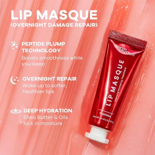 Image of Earth Rhythm Tint & Glow Kit - Lip & Cheek Tint, Cleansing Balm, Makeup Remover Pad & Lip Masque
