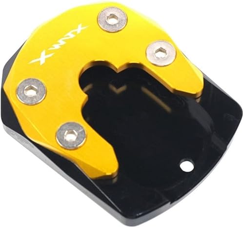 Miniatura 3 de WREXIL Side Stand for Xmax 125 Xmax 300 Xmax 250 2017 2018 2019 Motorcycle CNC Bracket Side Bracket Bracket Extension Pad Color  Gold