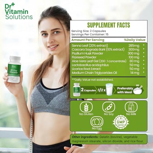DR VITAMIN SOLUTIONS 15-Day Gut Cleanse Detox