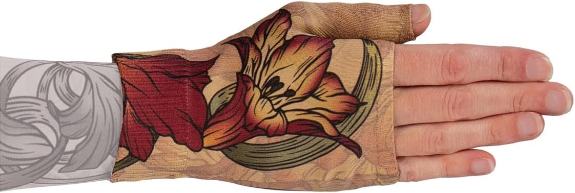 Lymphedivas Lily Beige Medical Graduated Compression Gauntlet for Lymphedema
