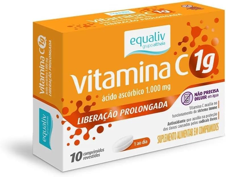 Vitamina C Liberação Prolongada 1g Com 10 Comprimidos | Amazon.com.br