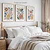 CozyPrints Matisse Flower Cut-Outs Wall Art Prints, Set of 3, Paris France Collection, Modern Abstract Floral Design, Unframed (A3-29.7 x 42.0 cm) #1