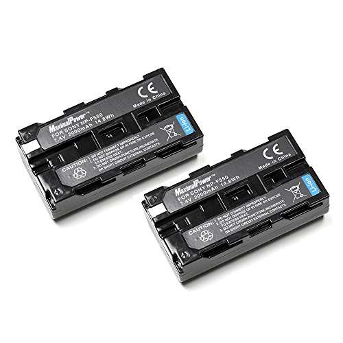 Maximalpower Db Db Son F550 X2  Maximalpower Replacement Battery For Sony Camera Select Models, Pack Of 2 #TOP3
